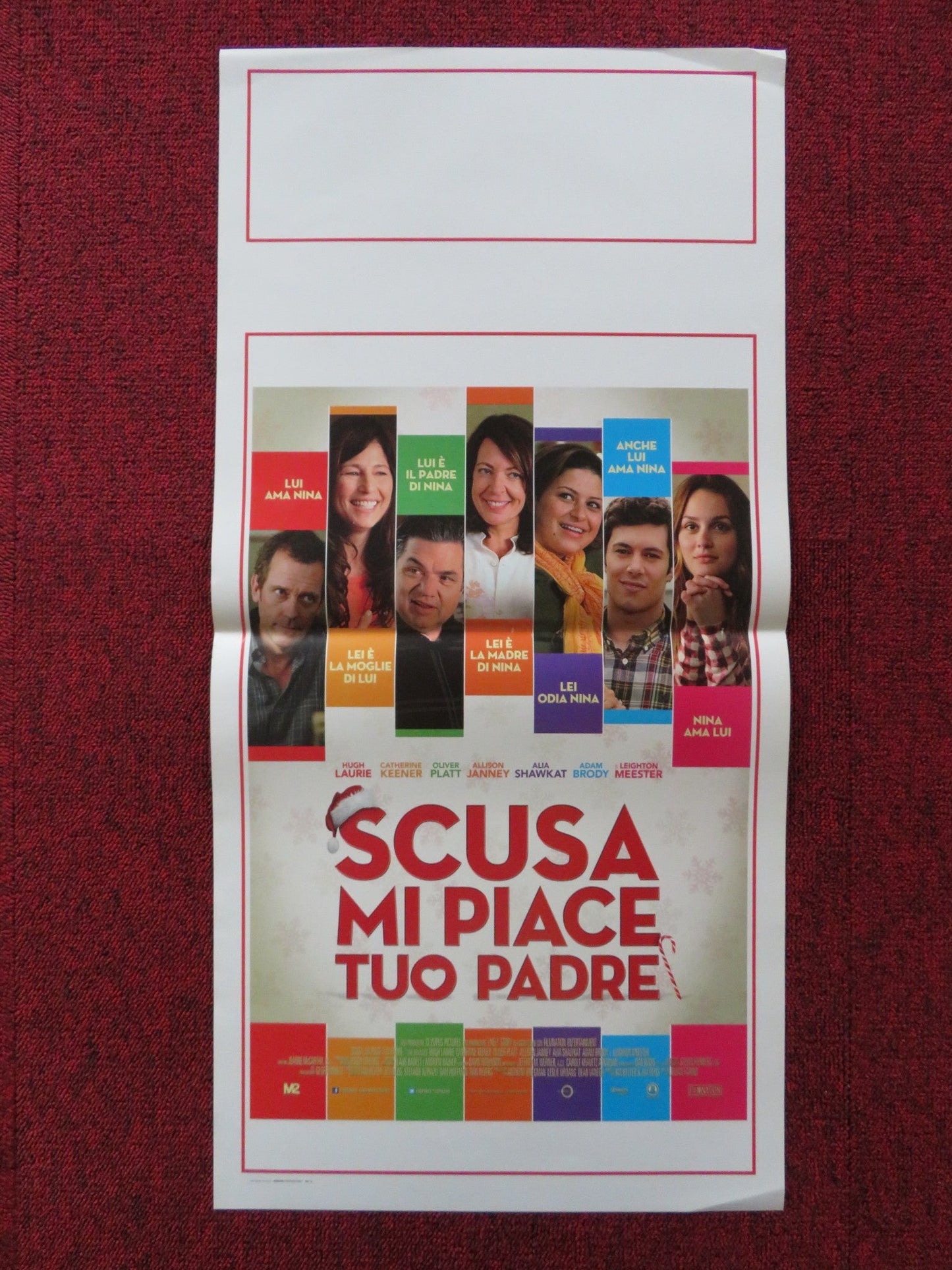 SCUSA MI PIACE TUO PADRE ITALIAN LOCANDINA POSTER HUGH LAURIE KEENER 2011 Rendezvous Cinema Movie posters