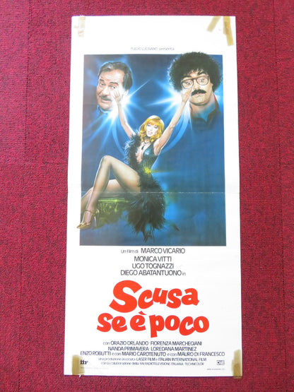 SCUSA SE E'POCO ITALIAN LOCANDINA POSTER MONICA VITTI UGO TOGNAZZI 1982 Rendezvous Cinema Movie posters