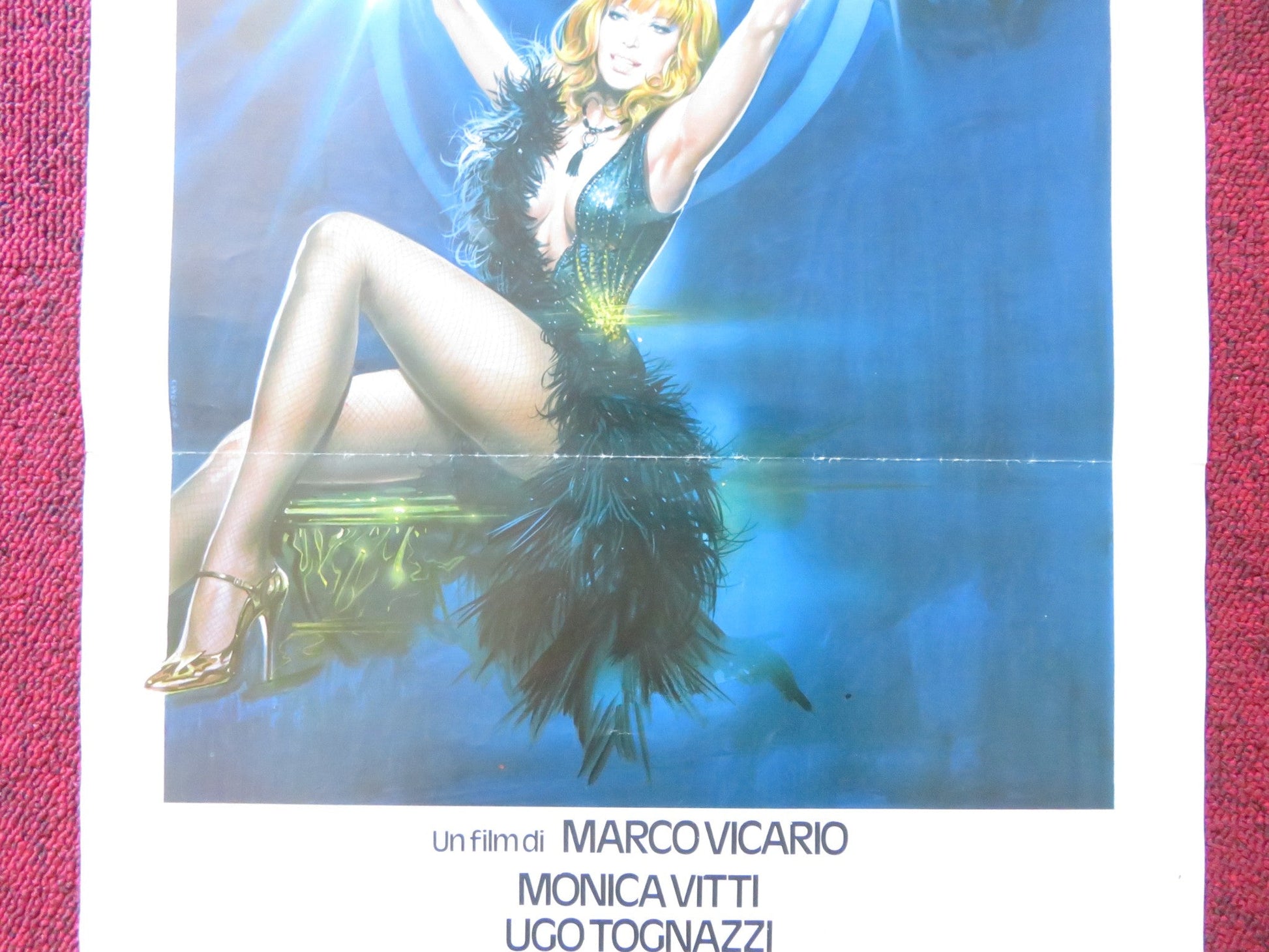 SCUSA SE E'POCO ITALIAN LOCANDINA POSTER MONICA VITTI UGO TOGNAZZI 1982 Rendezvous Cinema Movie posters