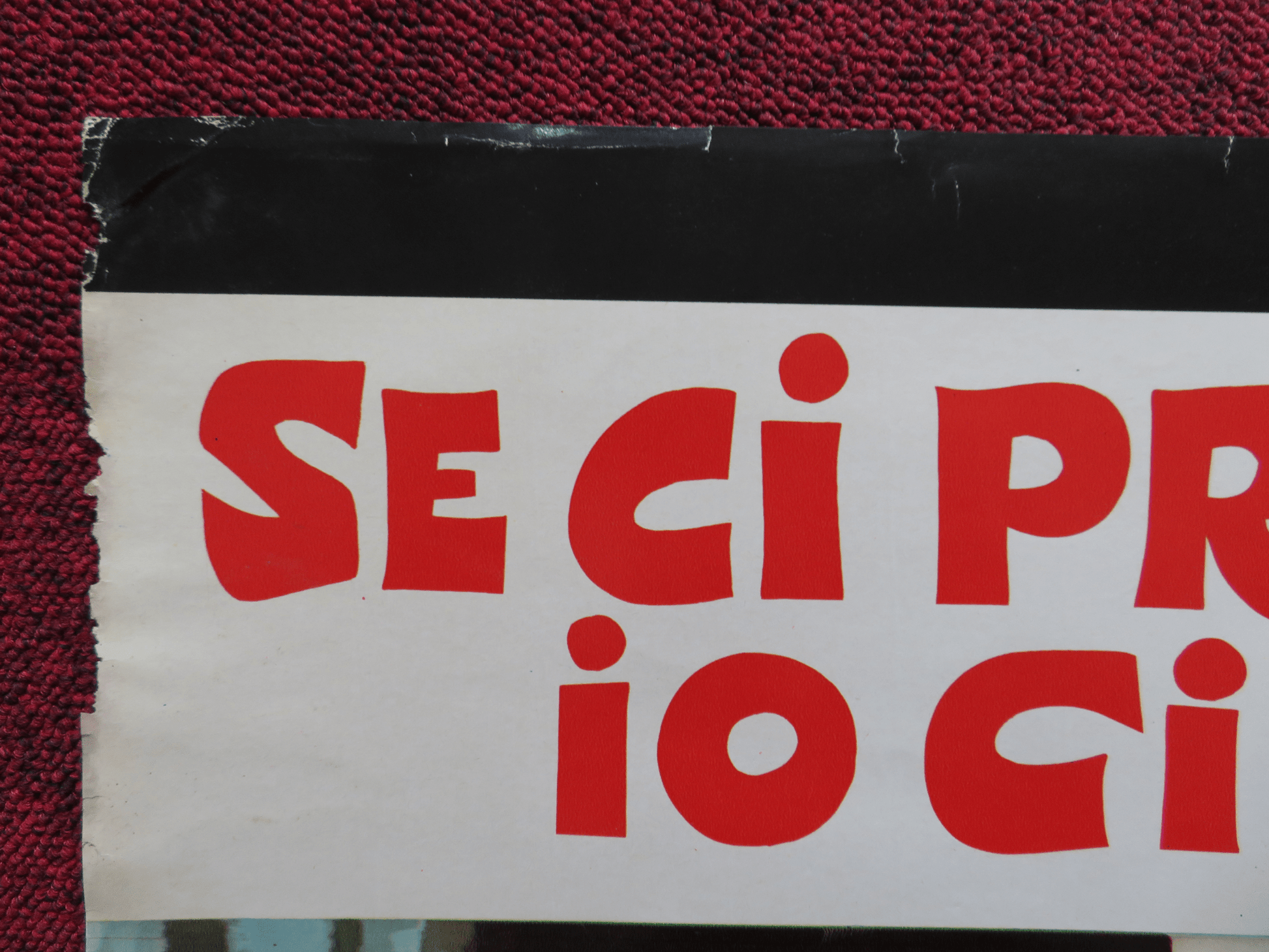 SE CI PROVI...IO CI STO! - A ITALIAN FOTOBUSTA POSTER CLIFF GORMAN 1973 Rendezvous Cinema Movie posters