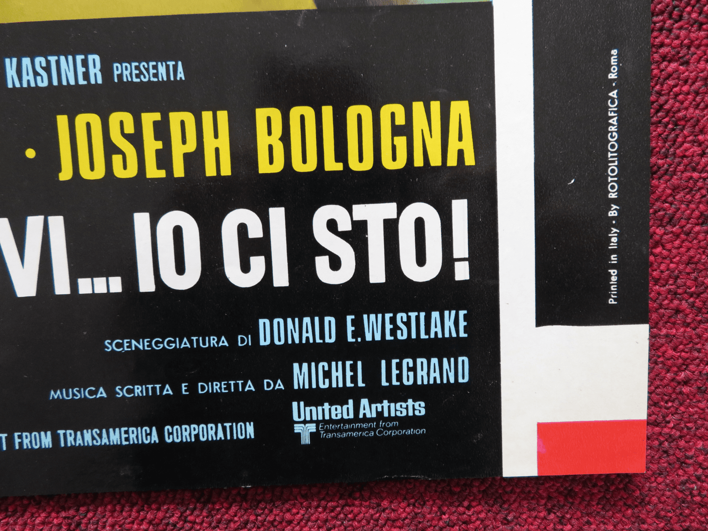 SE CI PROVI...IO CI STO! - A ITALIAN FOTOBUSTA POSTER CLIFF GORMAN 1973 Rendezvous Cinema Movie posters