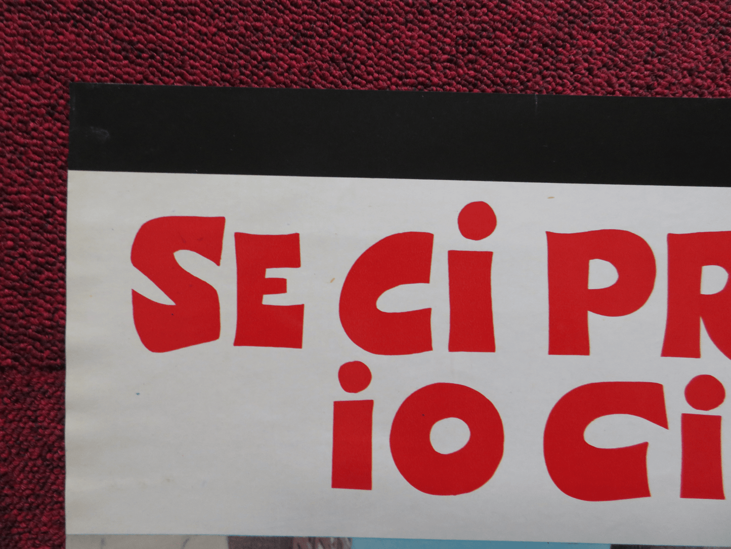 SE CI PROVI...IO CI STO! - E ITALIAN FOTOBUSTA POSTER CLIFF GORMAN 1973 Rendezvous Cinema Movie posters