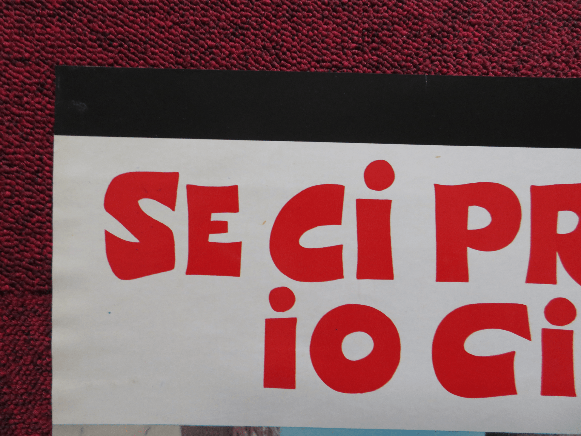 SE CI PROVI...IO CI STO! - E ITALIAN FOTOBUSTA POSTER CLIFF GORMAN 1973 Rendezvous Cinema Movie posters