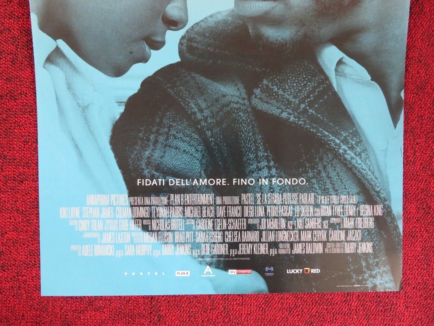 SE LA STRADA POTESSE PARLARE ITALIAN LOCANDINA (26.5"x12.5") POSTER K LAYNE '18 Rendezvous Cinema Movie posters