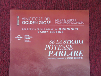 SE LA STRADA POTESSE PARLARE ITALIAN LOCANDINA (26.5"x12.5") POSTER K LAYNE '18 Rendezvous Cinema Movie posters