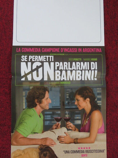 SE PERMETTI NON PARLARMI DI BAMBINI! ITALIAN LOCANDINA (26.5"x12.5") POSTER 2015 Rendezvous Cinema Movie posters