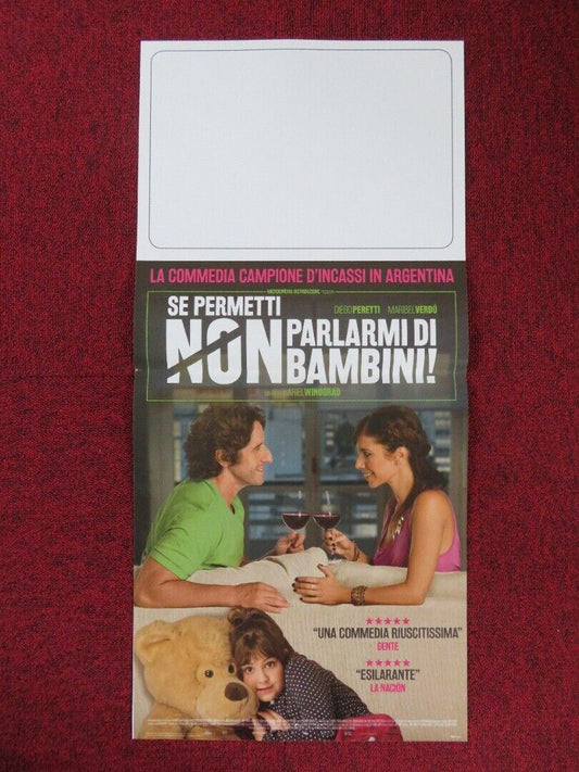 SE PERMETTI NON PARLARMI DI BAMBINI! ITALIAN LOCANDINA (26.5"x12.5") POSTER 2015 Rendezvous Cinema Movie posters