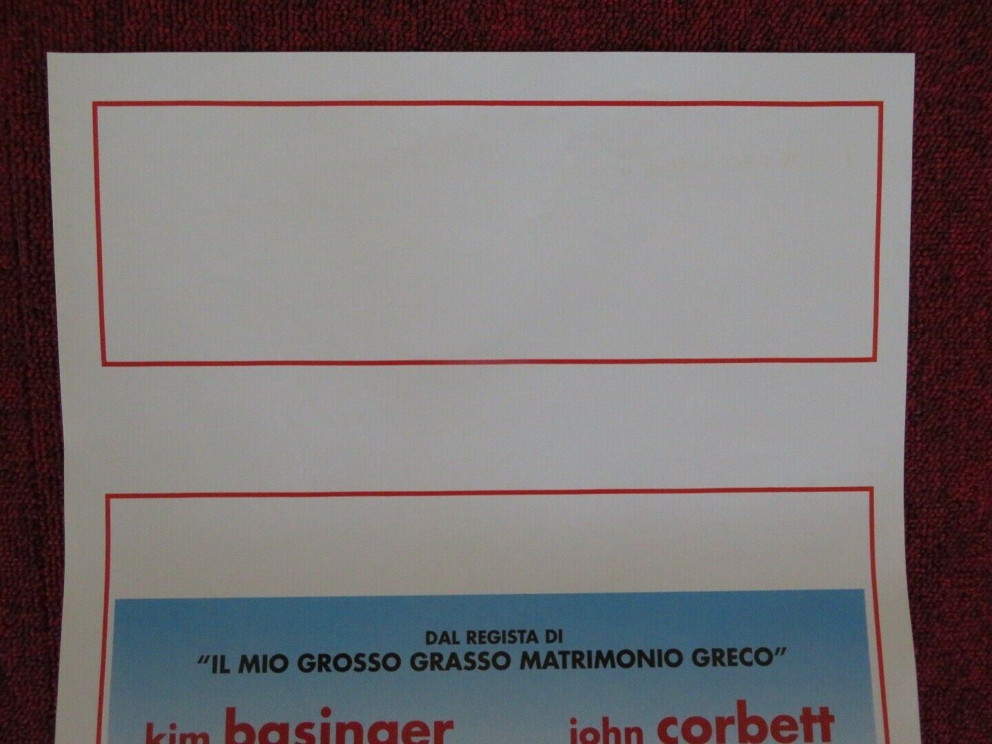 SE TI INVESTO MI SPOSI? ITALIAN LOCANDINA (27.5"x13") POSTER KIM BASINGER 2005 - Rendezvous Cinema