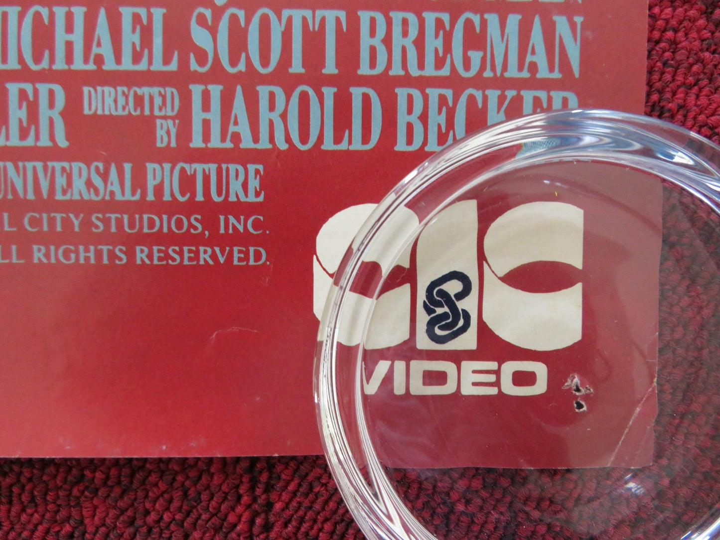 SEA OF LOVE VHS VIDEO POSTER AL PACINO 1989 Rendezvous Cinema Movie posters