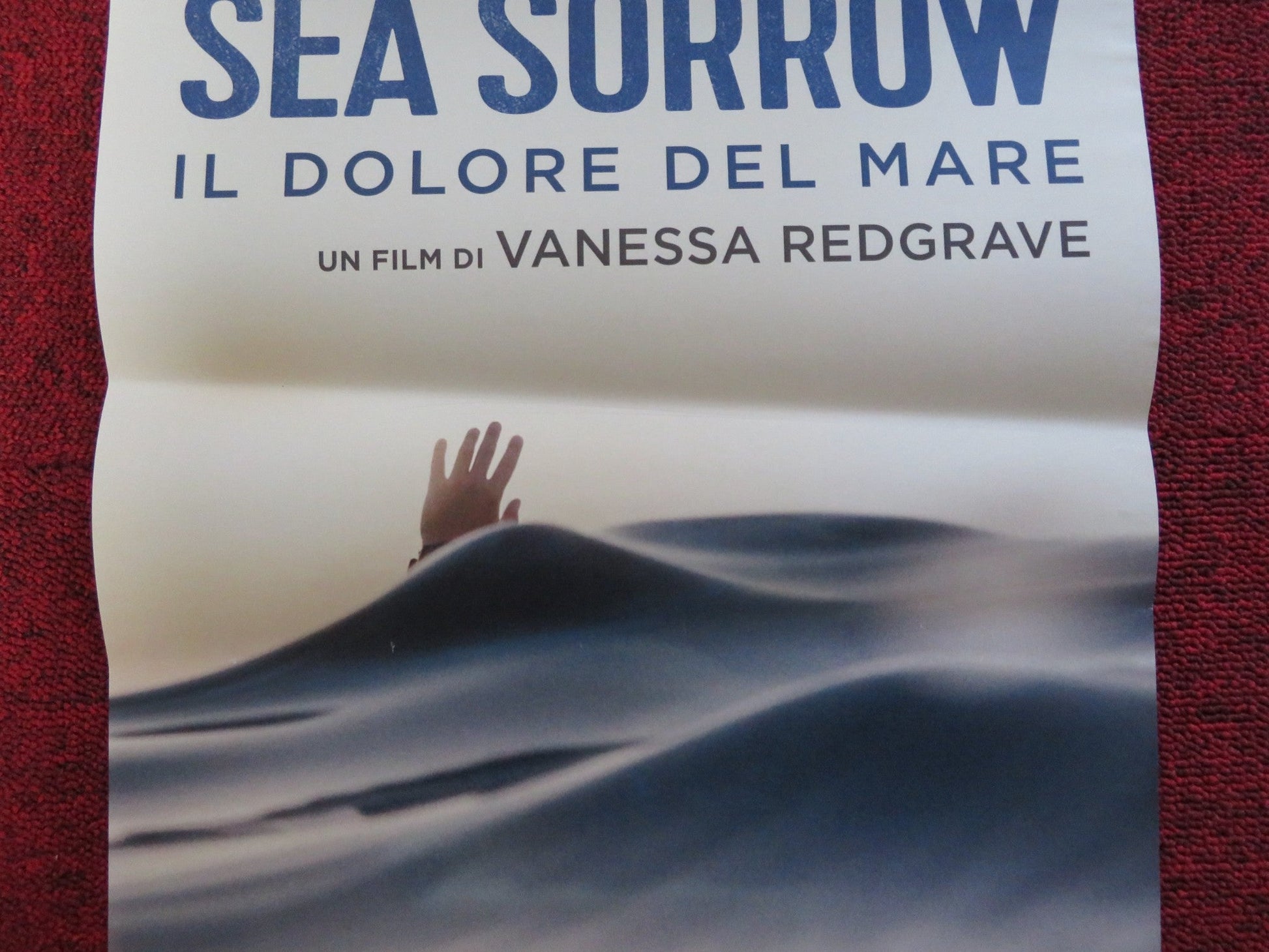 SEA SORROW ITALIAN LOCANDINA POSTER VANESSA REDGRAVE RALPH FIENNES 2017 Rendezvous Cinema Movie posters