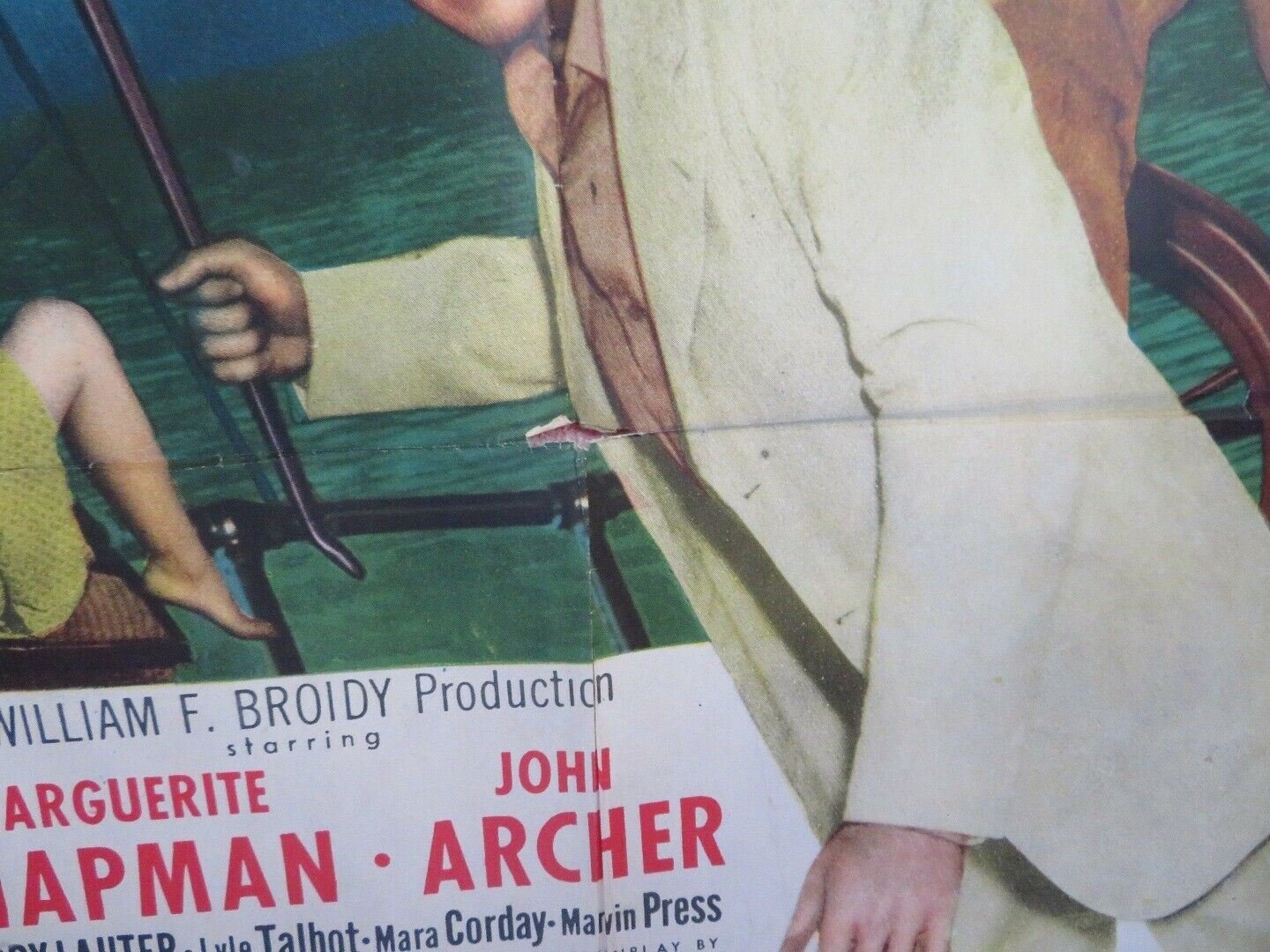 SEA TIGER US ONE SHEET POSTER MARGUERITE CHAPMAN JOHN ARCHER 1952 Movie posters