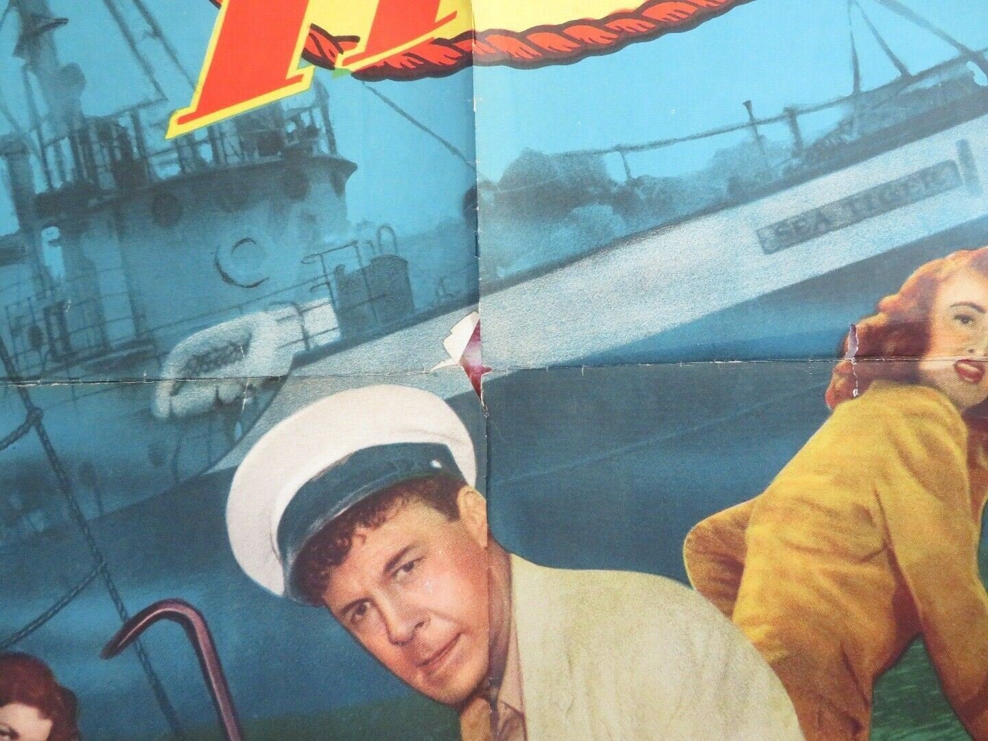 SEA TIGER US ONE SHEET POSTER MARGUERITE CHAPMAN JOHN ARCHER 1952 Movie posters