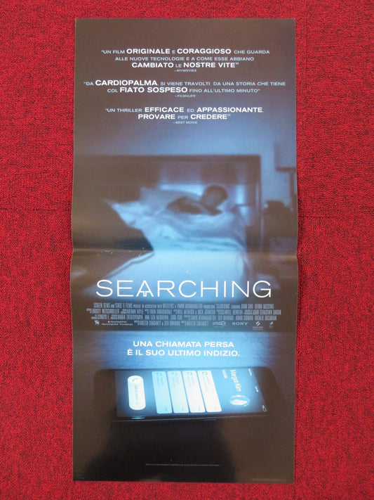 SEARCHING ITALIAN LOCANDINA POSTER JOHN CHO DEBRA MESSING 2018 Rendezvous Cinema Movie posters