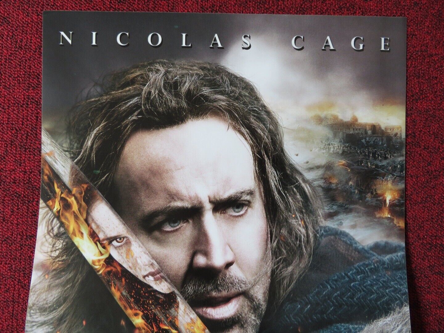 SEASON OF THE WITCH ITALIAN LOCANDINA (26.5"x12.5") POSTER NICOLAS CAGE 2011 - Rendezvous Cinema