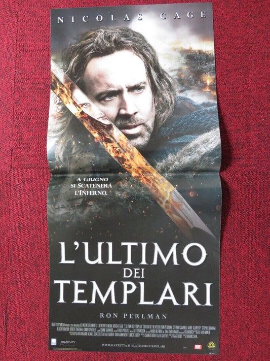 SEASON OF THE WITCH ITALIAN LOCANDINA (26.5"x12.5") POSTER NICOLAS CAGE 2011 - Rendezvous Cinema