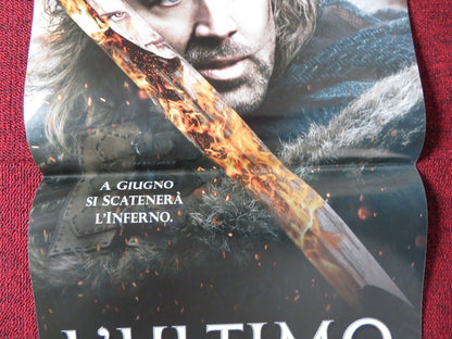 SEASON OF THE WITCH ITALIAN LOCANDINA (26.5"x12.5") POSTER NICOLAS CAGE 2011 - Rendezvous Cinema