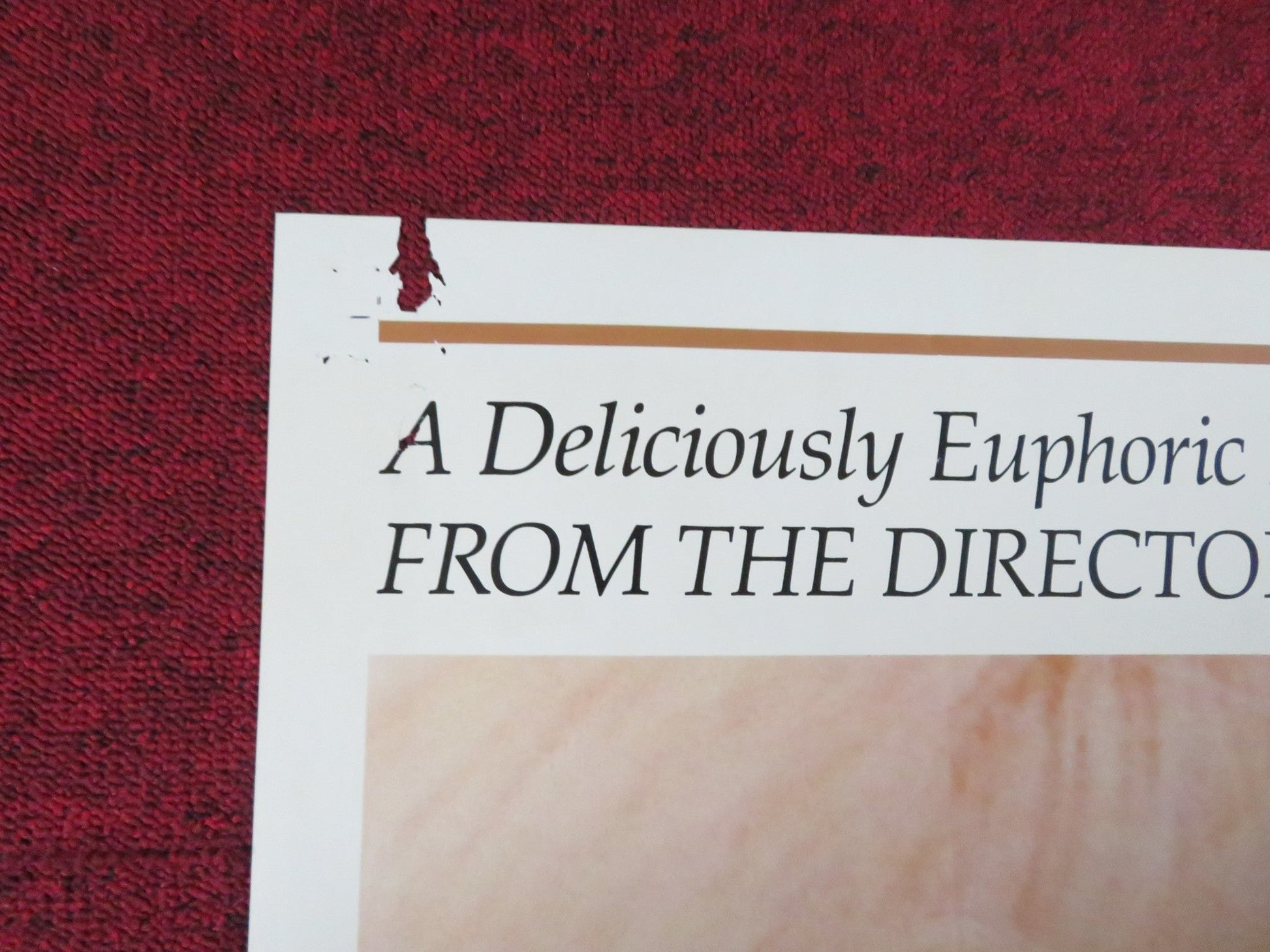 SECOND CHANCE FOLDED US ONE SHEET POSTER CATHERINE DENEUVE ANOUK AIMEE 1980 Rendezvous Cinema Movie posters