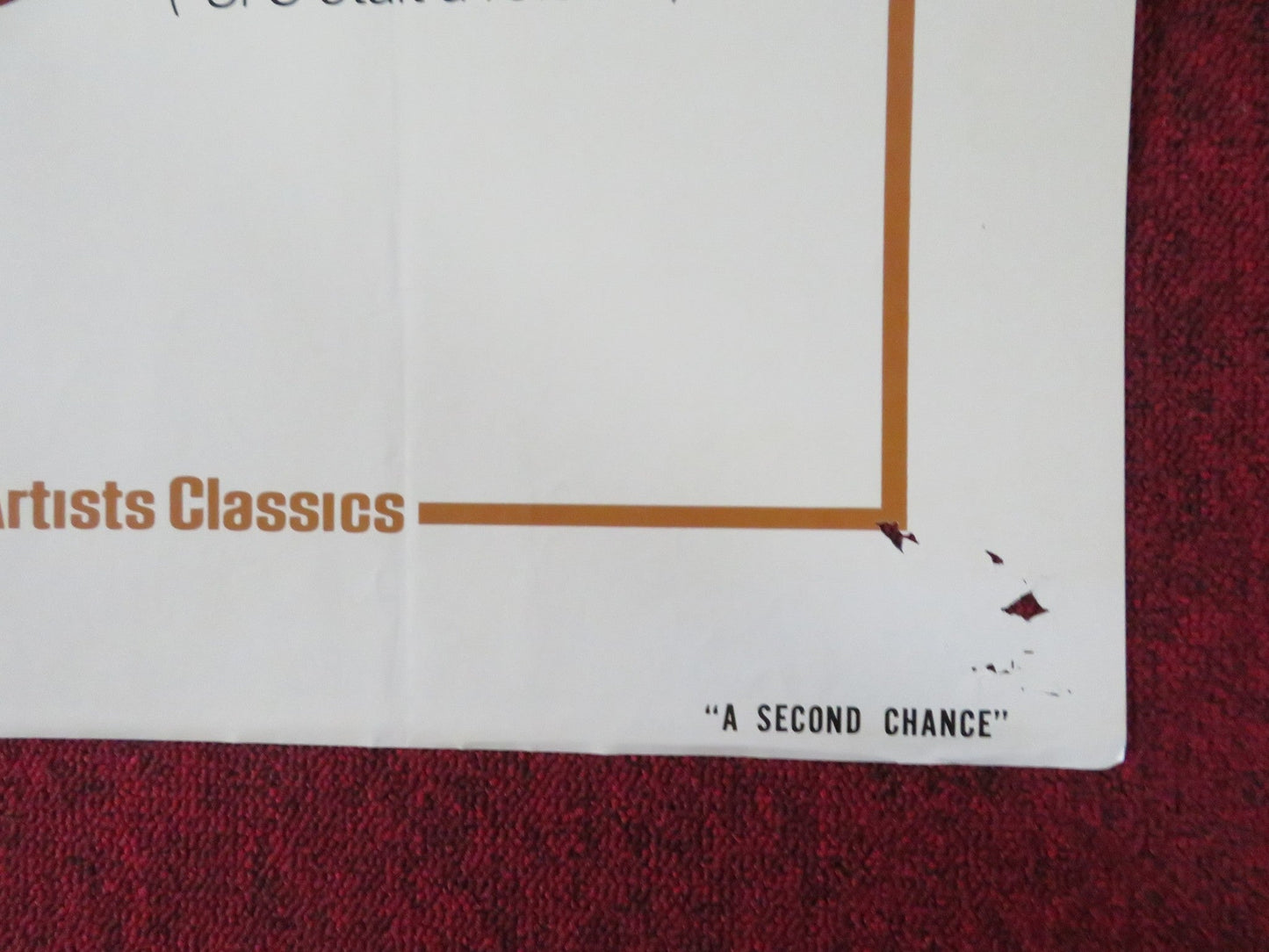SECOND CHANCE FOLDED US ONE SHEET POSTER CATHERINE DENEUVE ANOUK AIMEE 1980 Rendezvous Cinema Movie posters