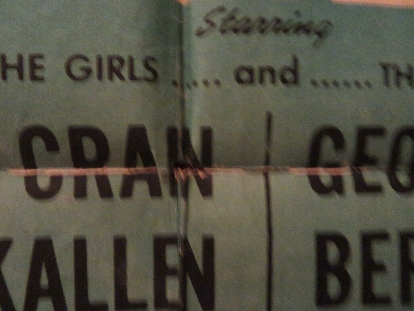 SECOND GREATEST SEX FOLDED US ONE SHEET POSTER JEANNE CRAIN GEORGE NADER 1955 Movie posters