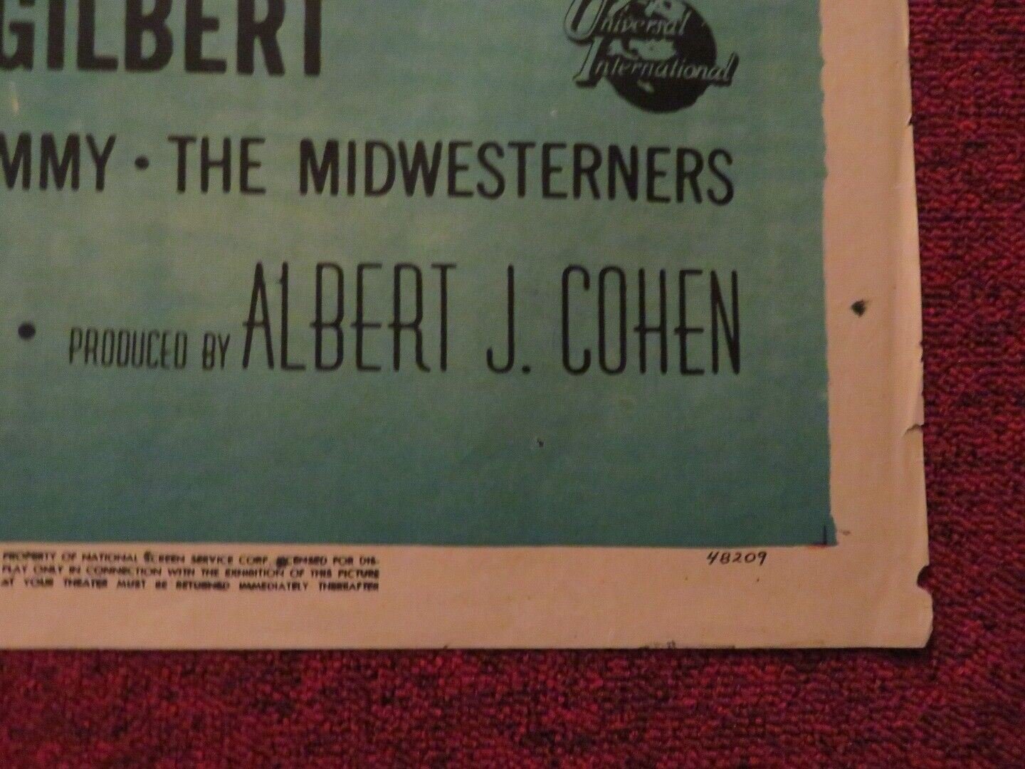 SECOND GREATEST SEX FOLDED US ONE SHEET POSTER JEANNE CRAIN GEORGE NADER 1955 Movie posters