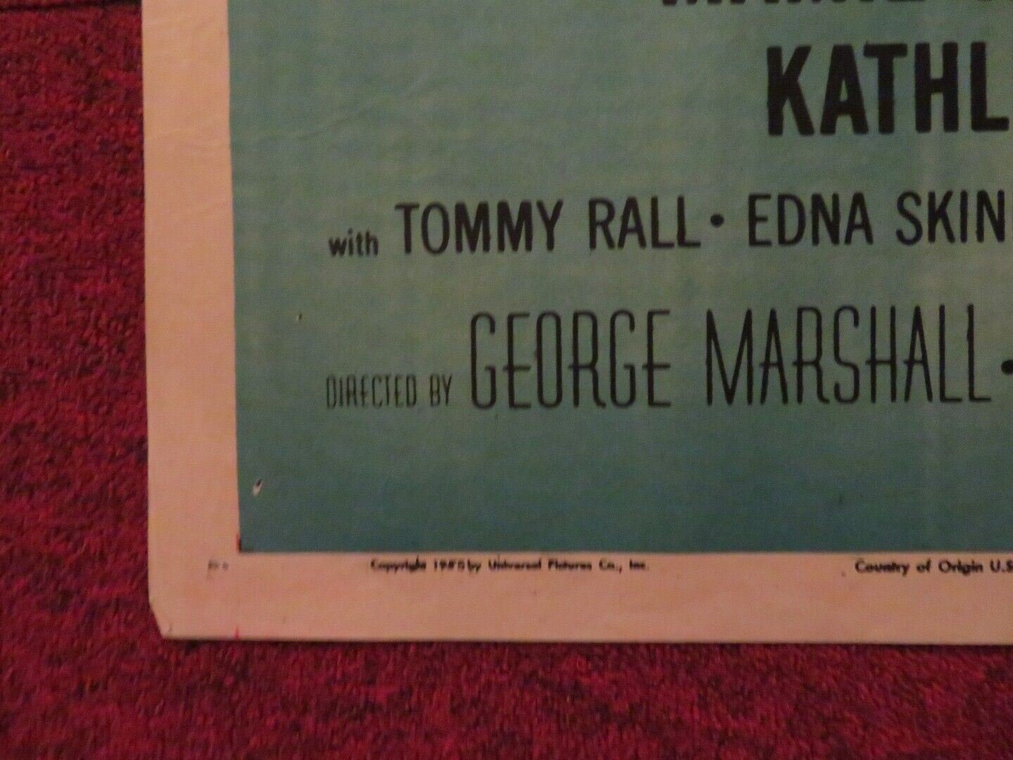 SECOND GREATEST SEX FOLDED US ONE SHEET POSTER JEANNE CRAIN GEORGE NADER 1955 Movie posters