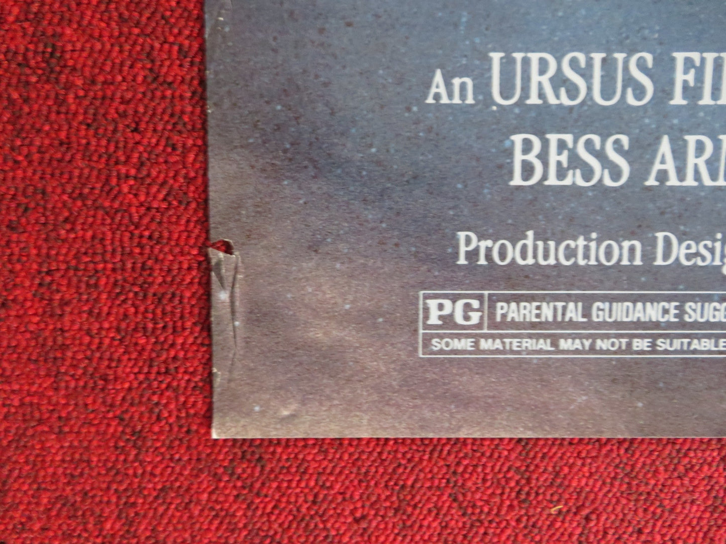 SECOND SIGHT FOLDED US ONE SHEET POSTER JOHN LARROQUETTE BRONSON PINCHOT 1989 Rendezvous Cinema Movie posters