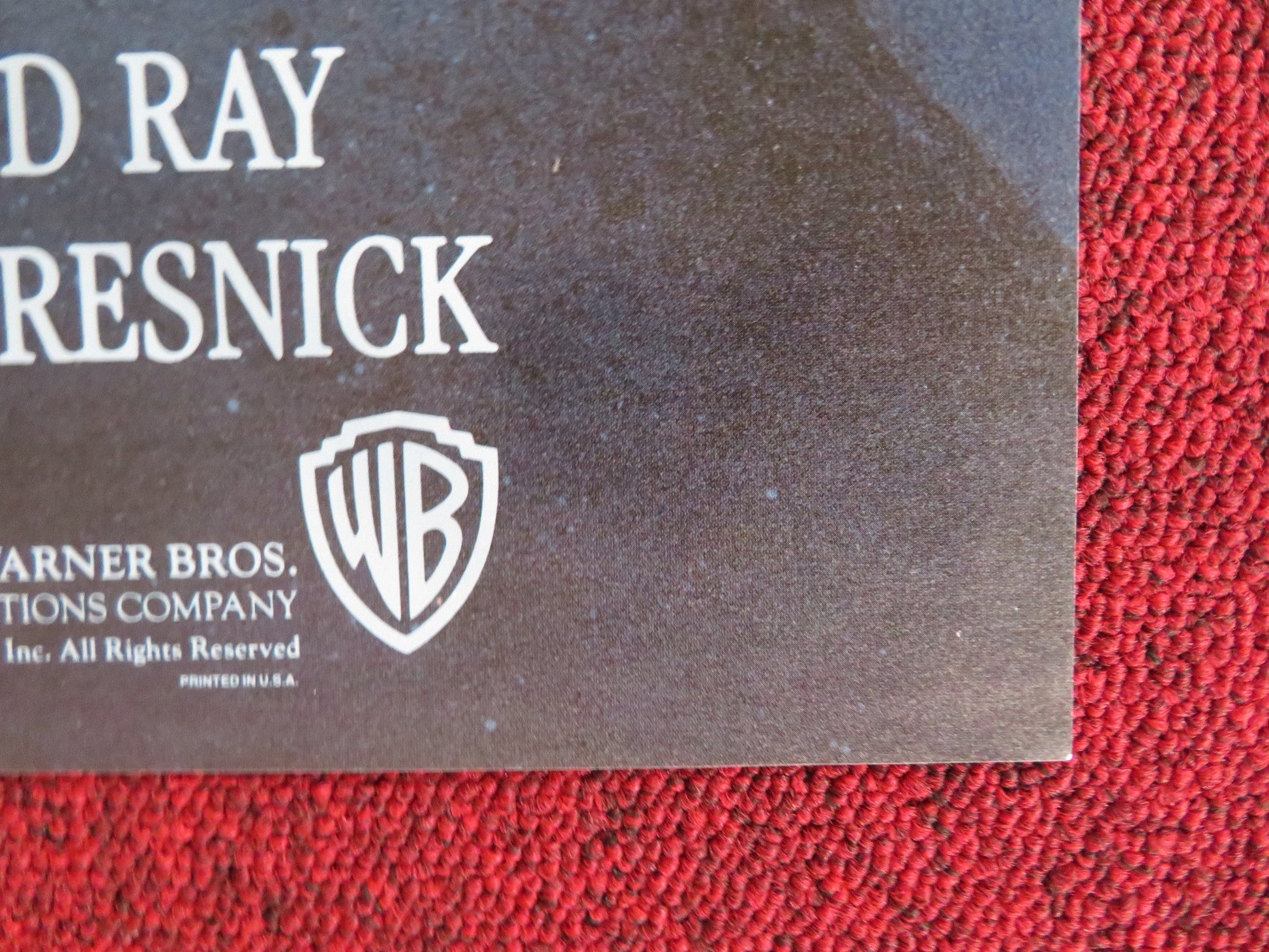 SECOND SIGHT FOLDED US ONE SHEET POSTER JOHN LARROQUETTE BRONSON PINCHOT 1989 Rendezvous Cinema Movie posters