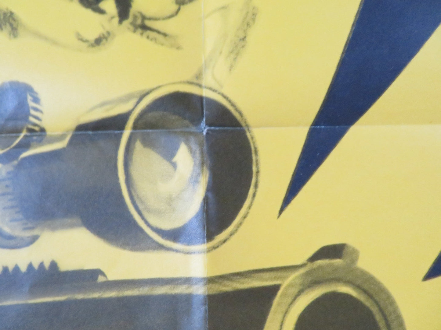 SECRET AGENT FIREBALL FOLDED US ONE SHEET POSTER RICHARD HARRISON 1966 Rendezvous Cinema Movie posters