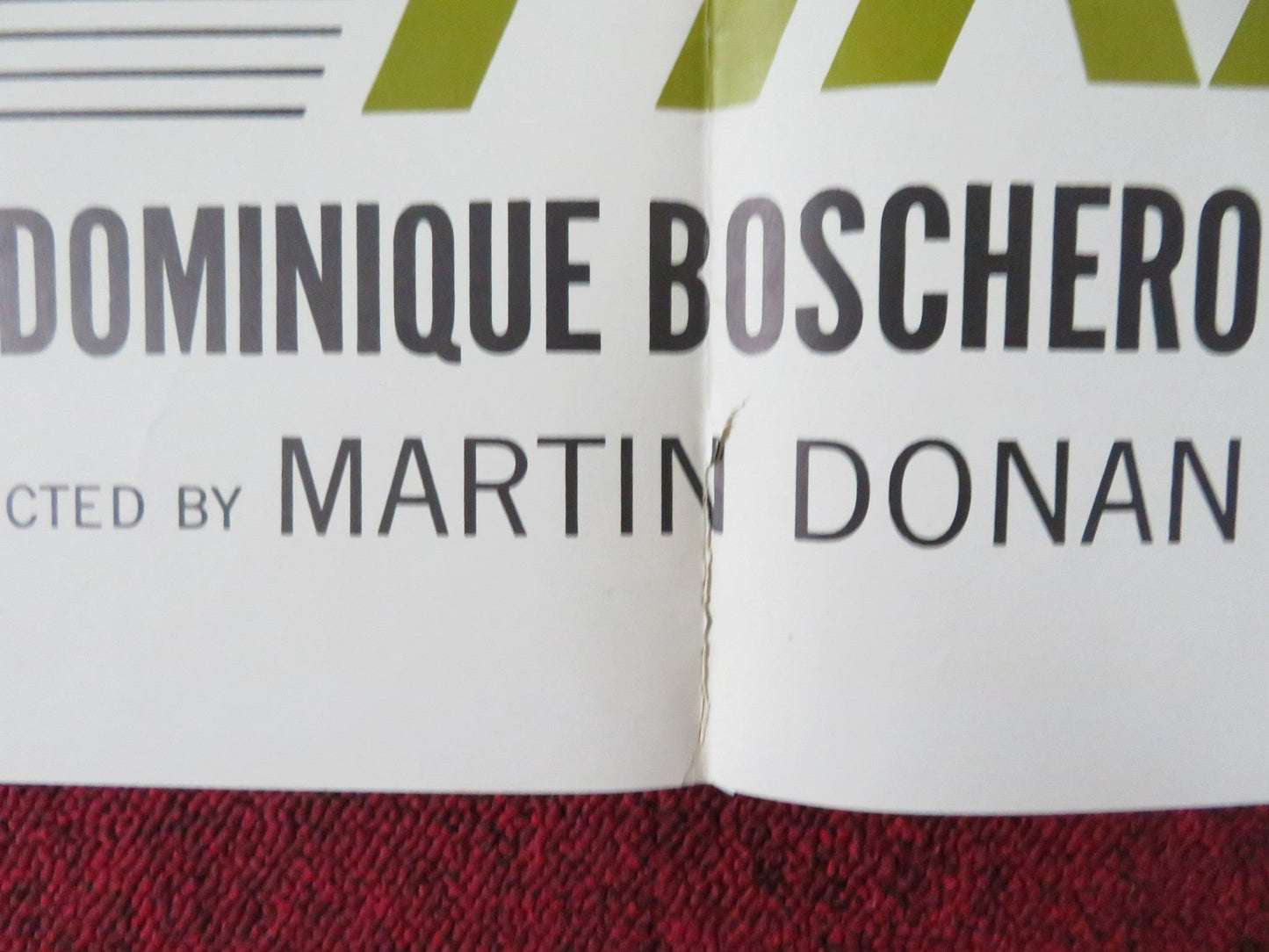 SECRET AGENT FIREBALL FOLDED US ONE SHEET POSTER RICHARD HARRISON 1966 Rendezvous Cinema Movie posters