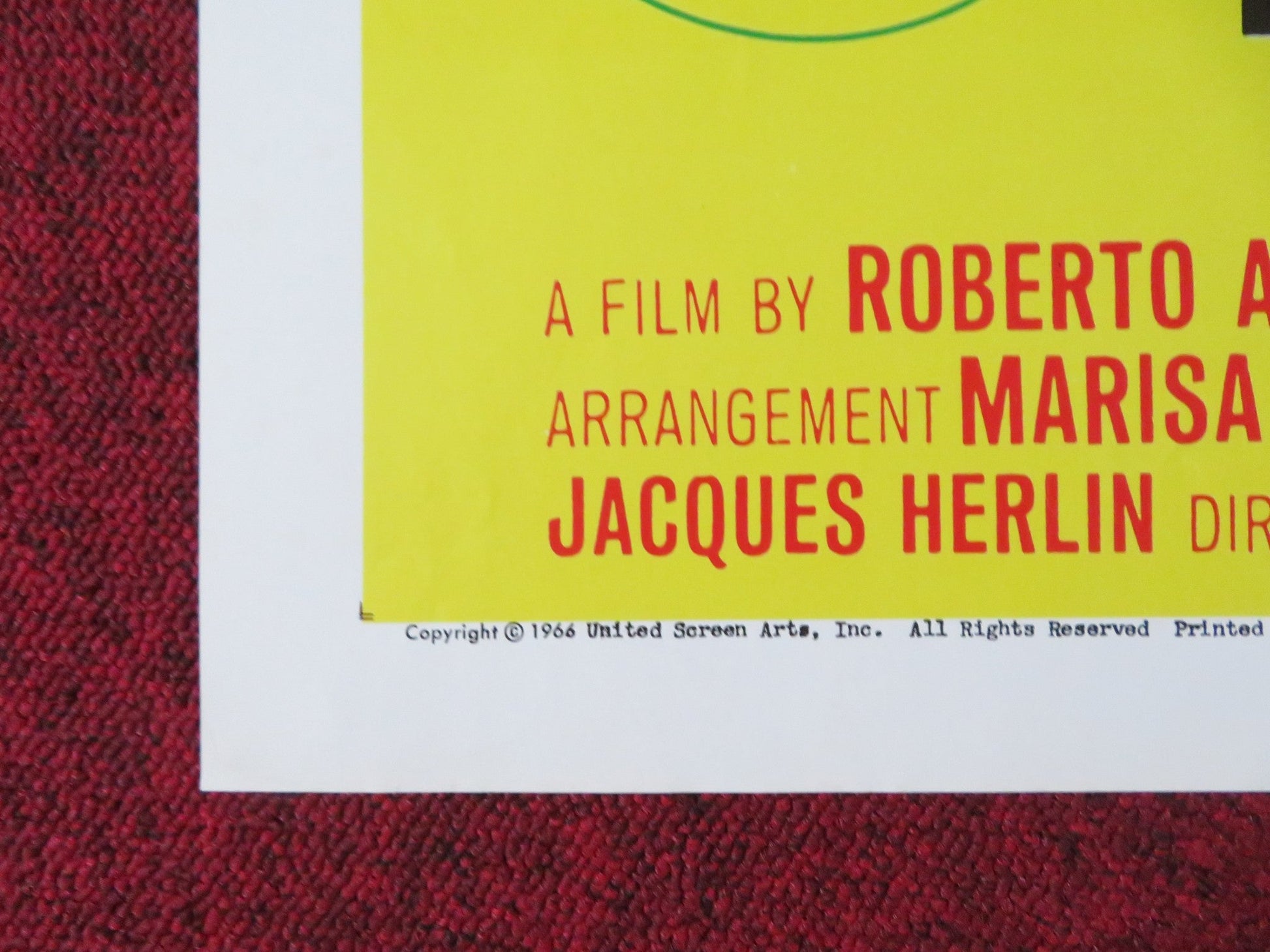 SECRET AGENT SUPER DRAGON FOLDED US ONE SHEET POSTER RAY DANTON MARGARET LEE '66 Rendezvous Cinema Movie posters