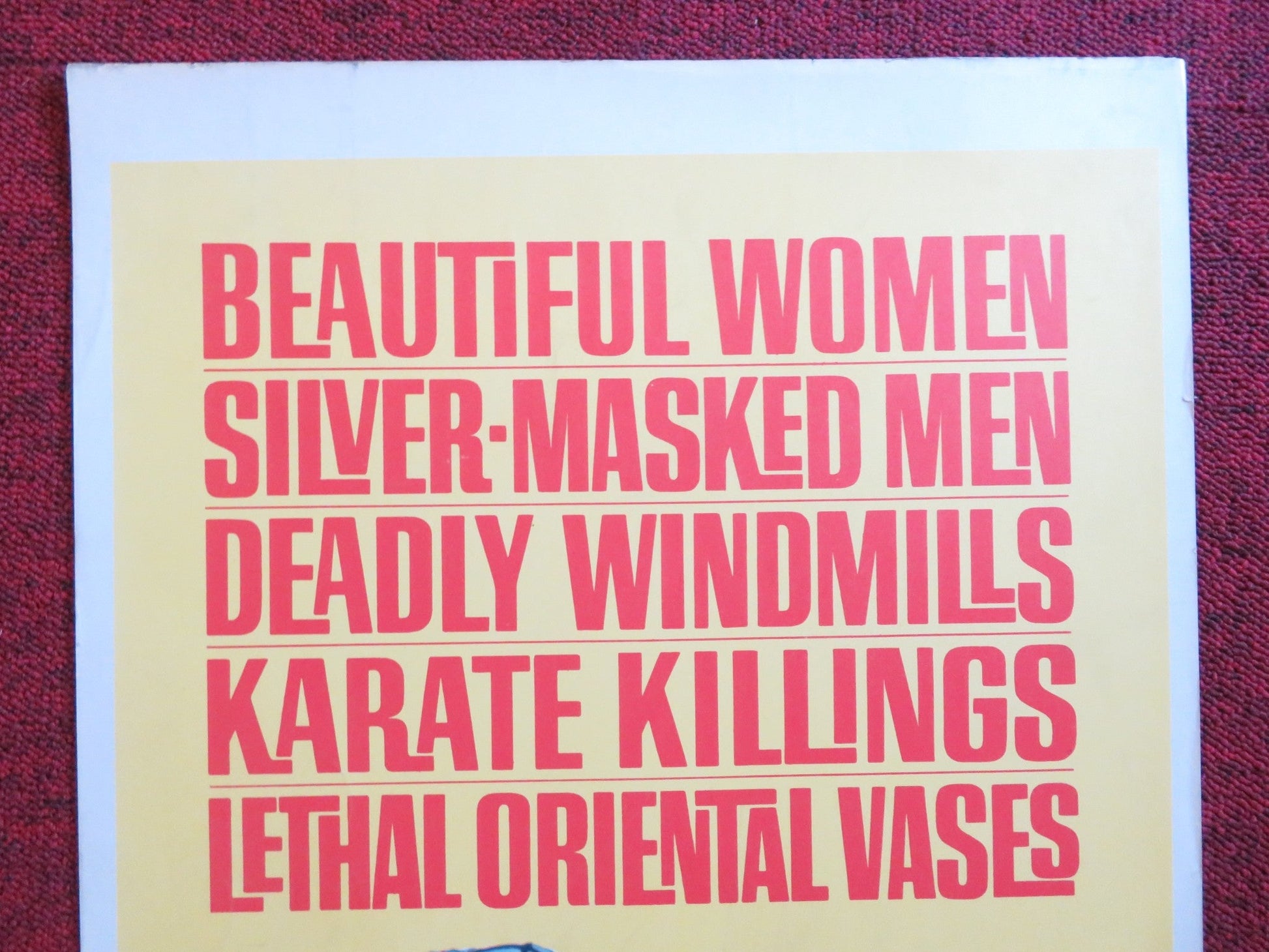 SECRET AGENT SUPER DRAGON US INSERT (14"x 36") POSTER RAY DANTON M. LEE 1966 Rendezvous Cinema Movie posters