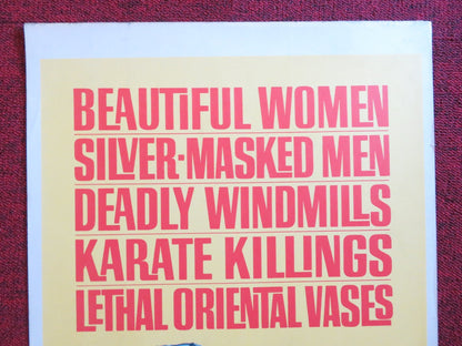 SECRET AGENT SUPER DRAGON US INSERT (14"x 36") POSTER RAY DANTON M. LEE 1966 Rendezvous Cinema Movie posters