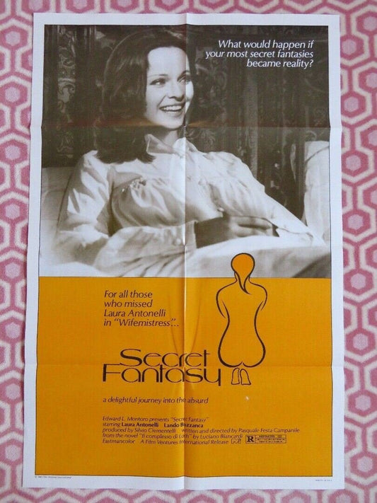 SECRET FANTASY / X - R Girl FOLDED US ONE SHEET POSTER LAURA ANTONELLI 1981 Movie posters