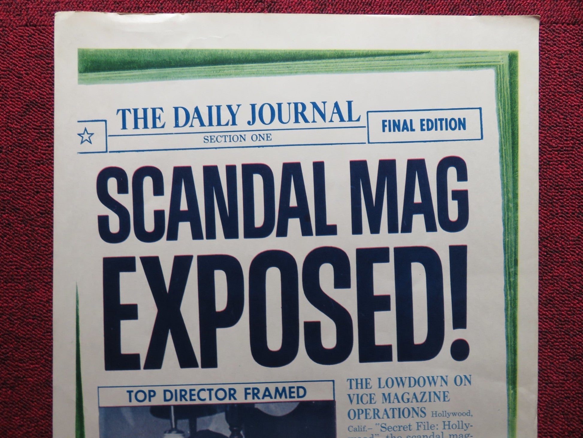 SECRET FILE: HOLLYWOOD US INSERT (14"x 36") POSTER ROBERT CLARKE F. YORK 1961 Rendezvous Cinema Movie posters