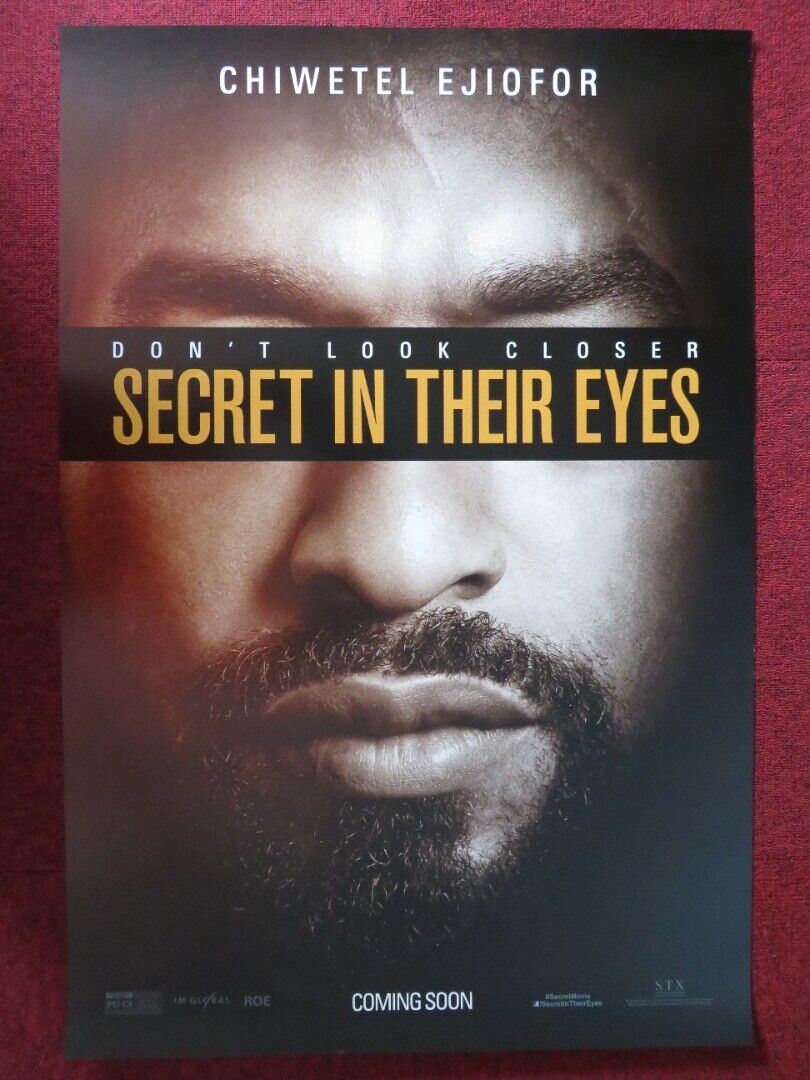 SECRET IN THEIR EYES US ONE SHEET ROLLED POSTER CHIWELEL EJIOFOR 2015 Movie posters