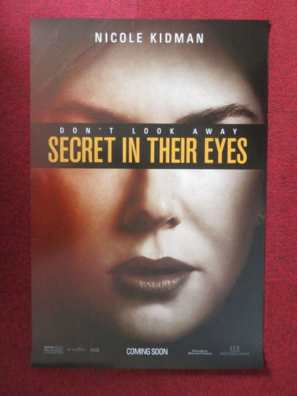 SECRET IN THEIR EYES US ONE SHEET ROLLED POSTER NICOLE KIDMAN 2015 Movie posters