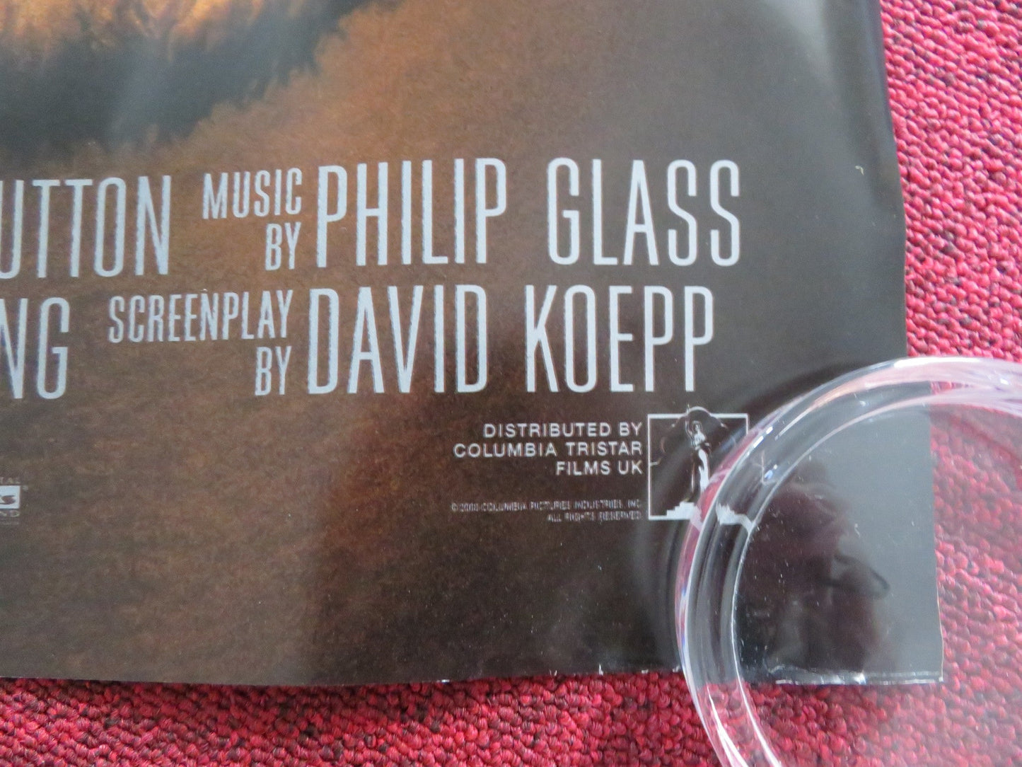 SECRET WINDOW UK QUAD (30"x 40") ROLLED POSTER JOHNNY DEPP JOHN TURTURRO 2004 Rendezvous Cinema Movie posters