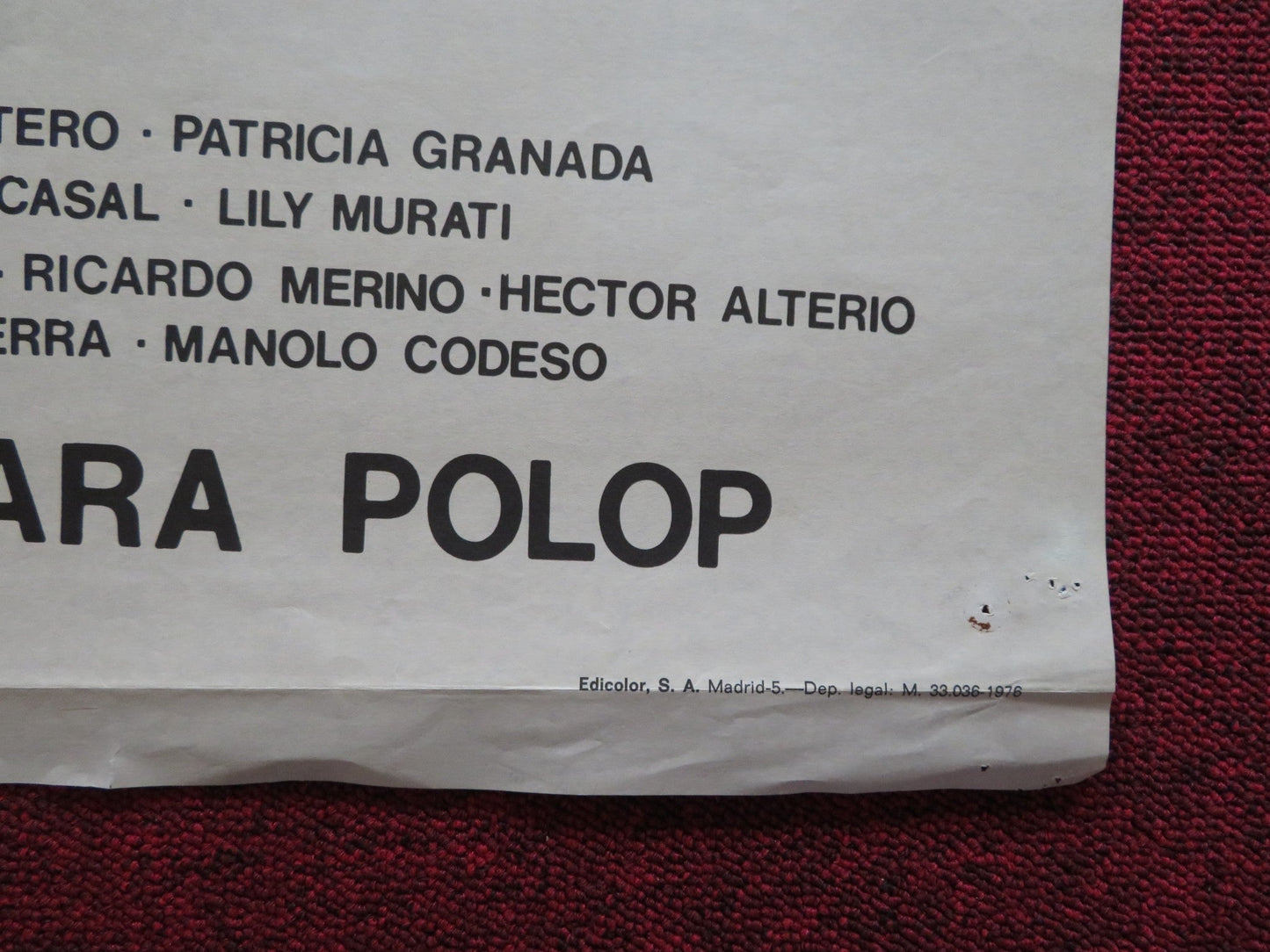 SECRETOS DE ALCOBA SPANISH POSTER VICTOR VALVERDE AFRICA PRATT 1977 Rendezvous Cinema Movie posters