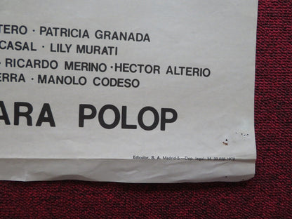 SECRETOS DE ALCOBA SPANISH POSTER VICTOR VALVERDE AFRICA PRATT 1977 Rendezvous Cinema Movie posters