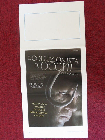 SEE NO EVIL ITALIAN LOCANDINA (27.5"x13") POSTER GLENN JACOBS 2006 Movie posters