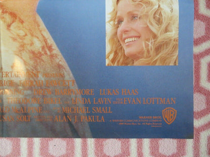 SEE YOU IN THE MORNING US ONE SHEET POSTER JEFF BRIDGES ALICE KRIDGE 1989 Movie posters