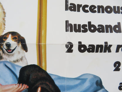 SEEMS LIKE OLD TIMES FOLDED US ONE SHEET POSTER CHEVY CHASE GOLDIE HAWN 1980 Rendezvous Cinema Movie posters