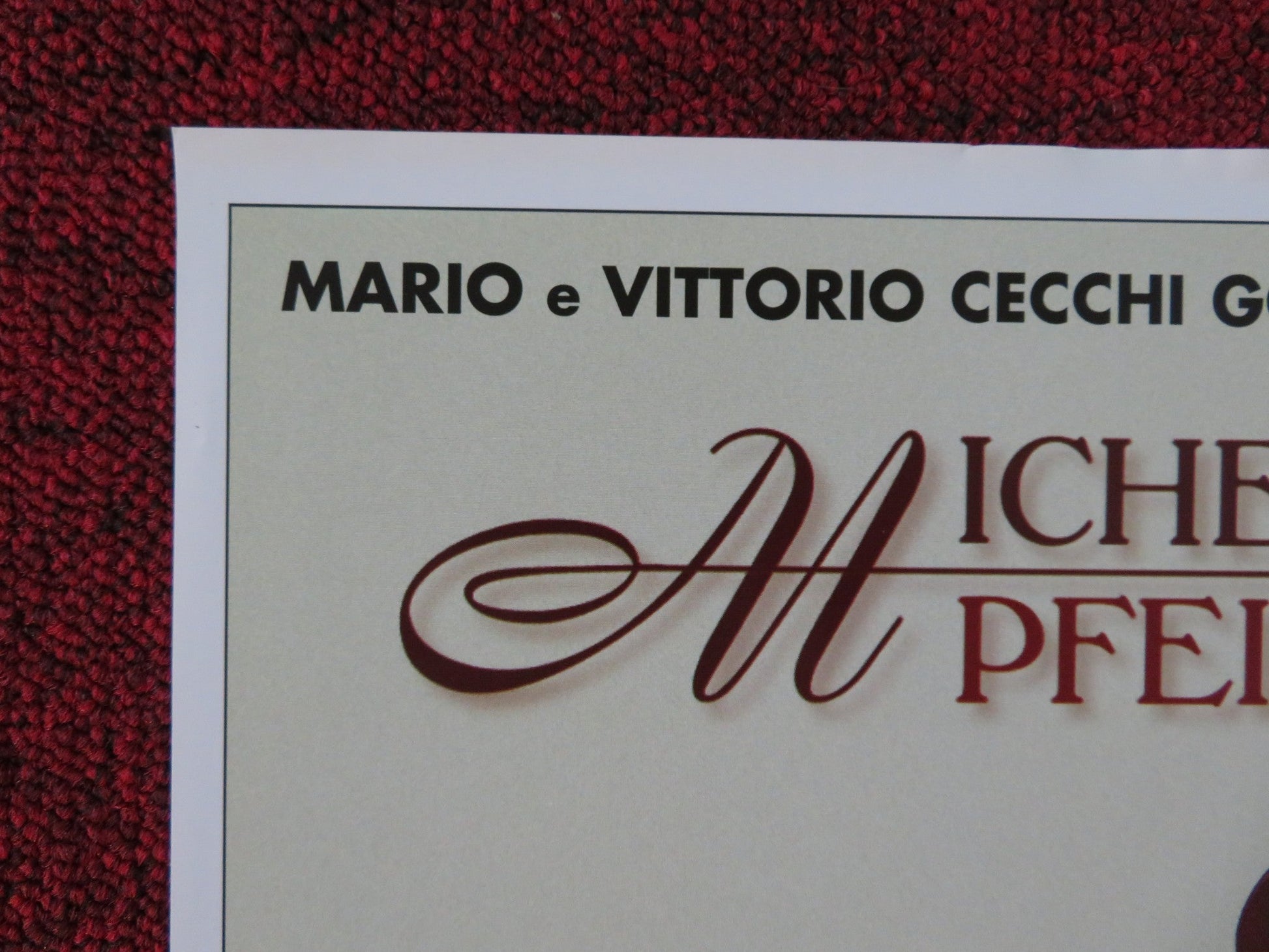 SEGRETI - C ITALIAN FOTOBUSTA POSTER MICHELLE PFEIFFER JESSICA LANGE 1997 Rendezvous Cinema Movie posters