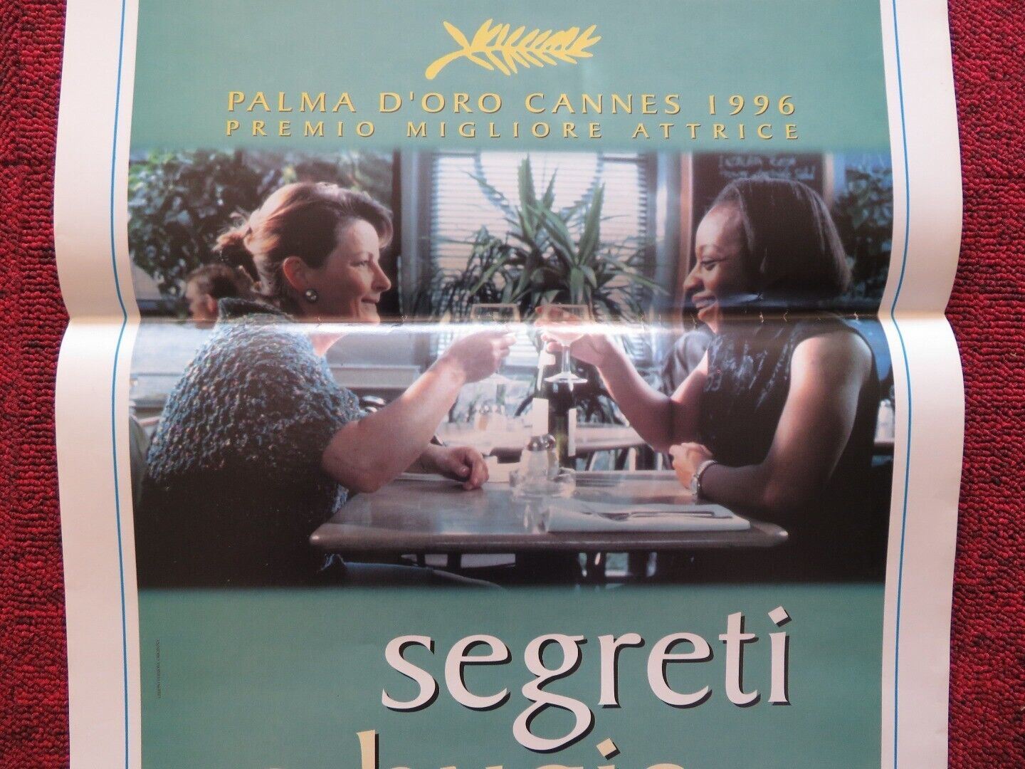 SEGRETI E BUGIE / secrets and lies ITALIAN LOCANDINA (27.5"x13") POSTER 1996 Movie posters