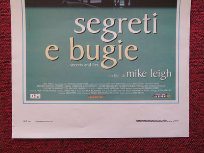 SEGRETI E BUGIE / secrets and lies ITALIAN LOCANDINA (27.5"x13") POSTER 1996 Movie posters