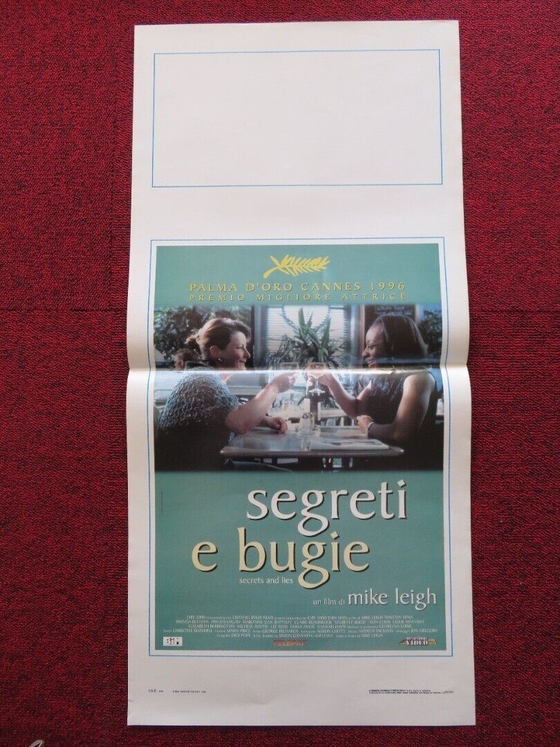 SEGRETI E BUGIE / secrets and lies ITALIAN LOCANDINA (27.5"x13") POSTER 1996 Movie posters