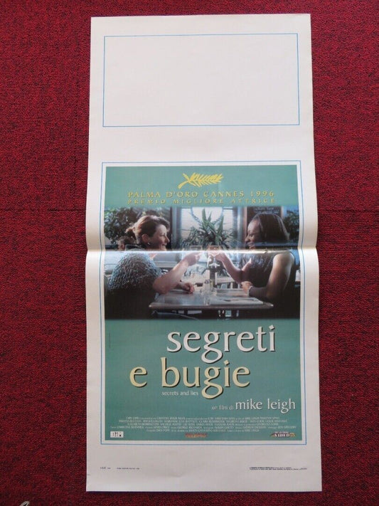 SEGRETI E BUGIE / secrets and lies ITALIAN LOCANDINA (27.5"x13") POSTER 1996 Movie posters