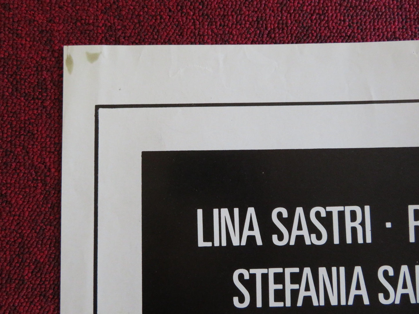 SEGRETI SEGRETI ITALIAN FOGLIO POSTER LINA SASTRI ROSSANA PODESTA 1985 Rendezvous Cinema Movie posters