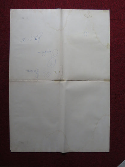 SEGRETISSIMO ITALIAN FOGLIO POSTER GORDON SCOTT MAGDA KONOPKA 1967 Rendezvous Cinema Movie posters