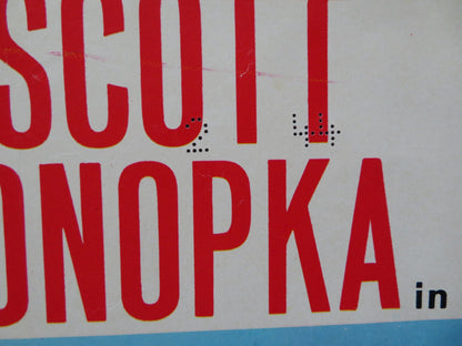 SEGRETISSIMO ITALIAN FOGLIO POSTER GORDON SCOTT MAGDA KONOPKA 1967 Rendezvous Cinema Movie posters